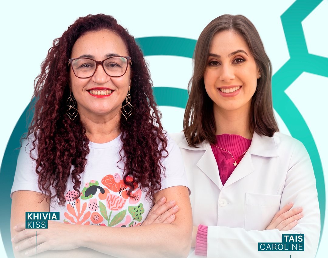 Khivia Kiss e Tais Caroline, palestrantes do Geronto em Foco
