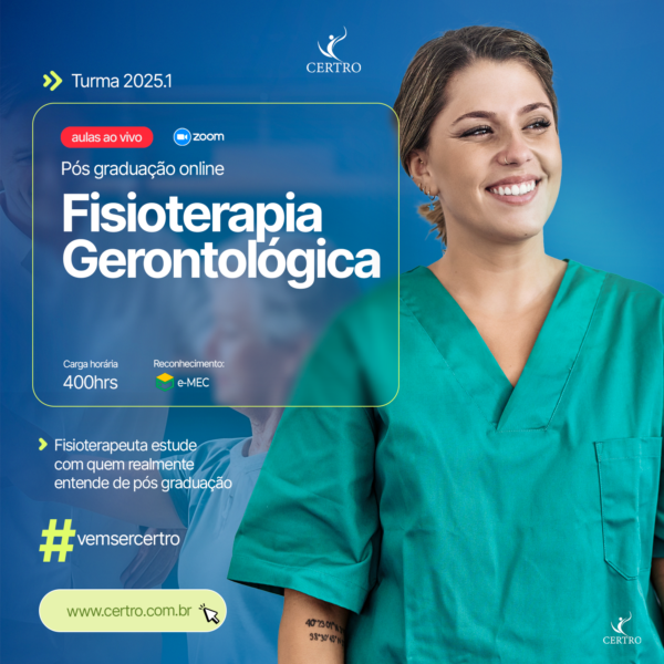 Pós Graduação online em Fisioterapia Gerontologica